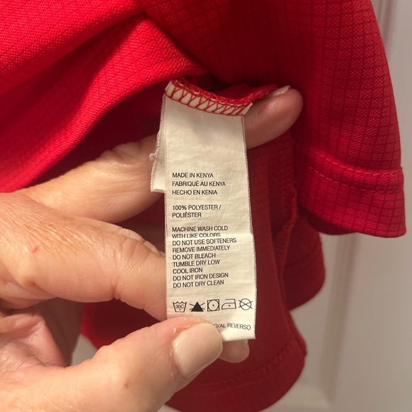 Men’s red xlg Izod Golf Polo Shirt. very good condition - Picture 6 of 7